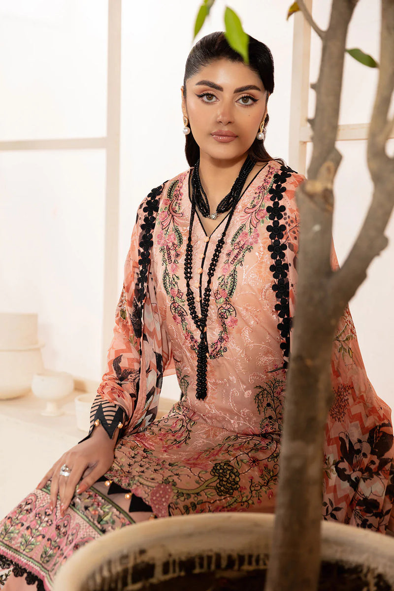 MASHAAL LAWN DRESS BY RAMSHA-KV13-Y-1311