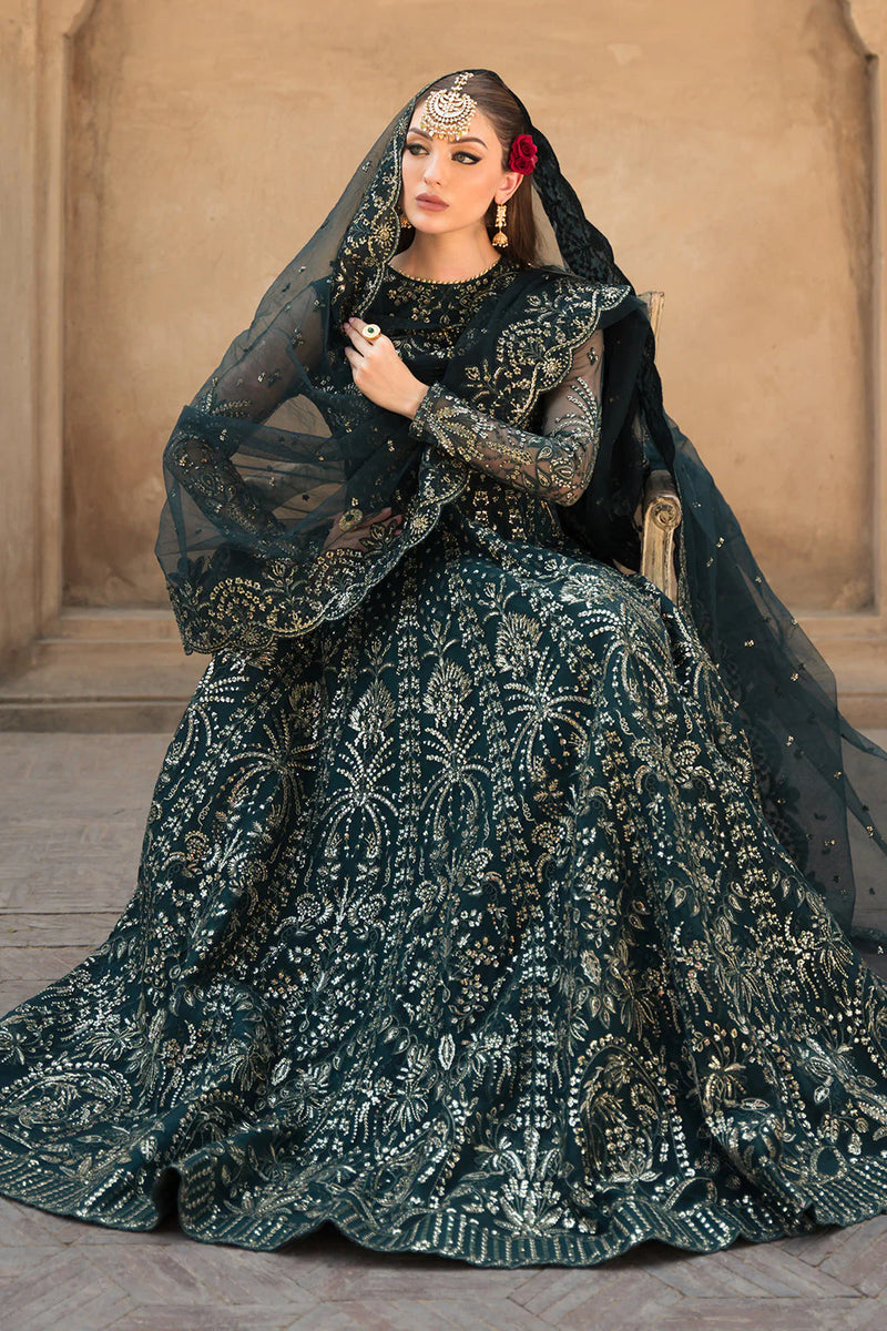 AYZEL EMBROIDERED NET D-09 FARIDA