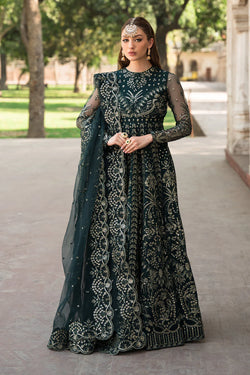 AYZEL EMBROIDERED NET D-09 FARIDA