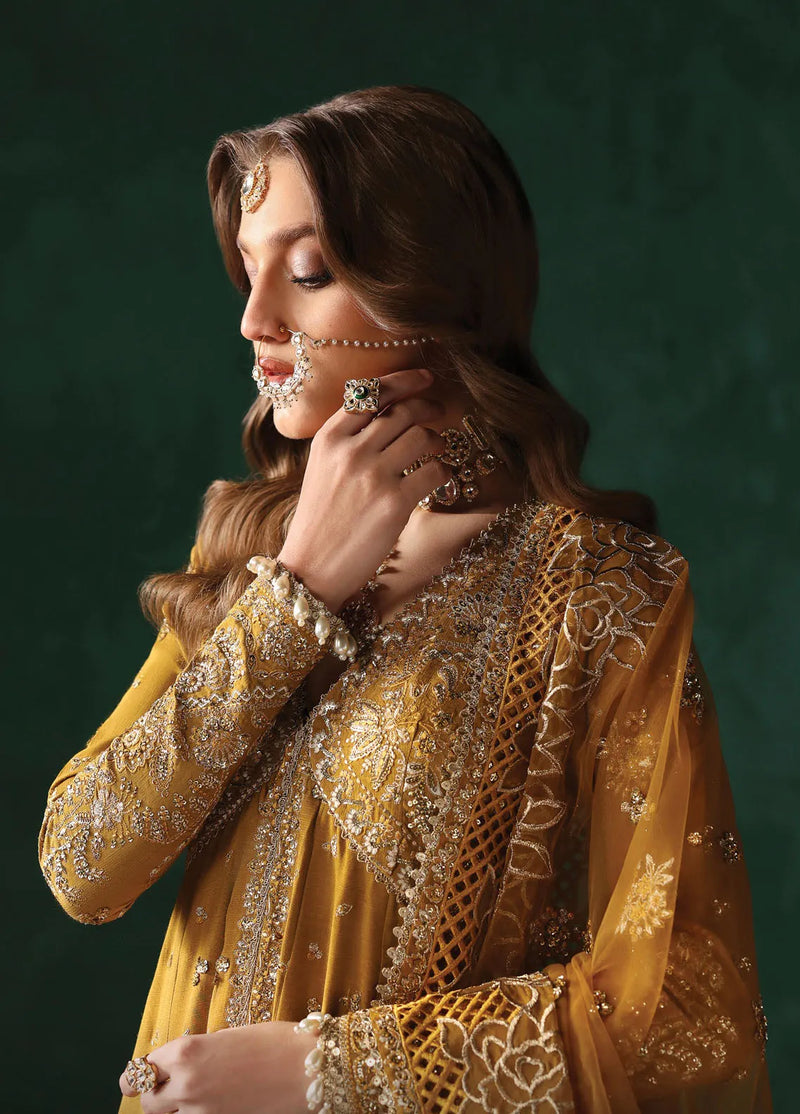 BRIDAL DIVANI RAW SILK BY AFROZEH AS-V3-24-02 JAHANBANO