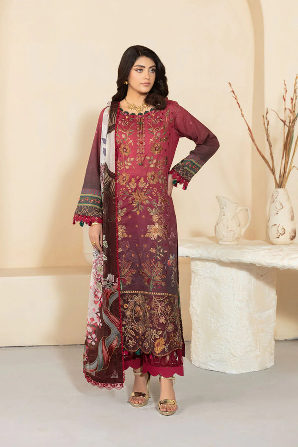 MASHAAL LAWN DRESS BY RAMSHA-KV13-Y-1303