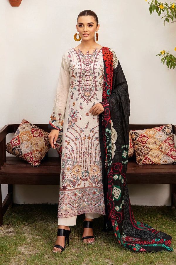 MASHAAL LAWN DRESS BY RAMSHA-KV12-Y-1208