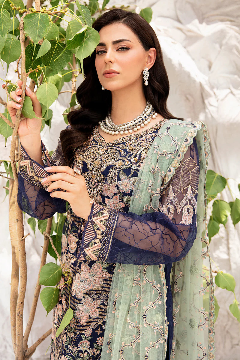MINHAL ORGANZA DRESS BY RAMSHA KV9-M-902