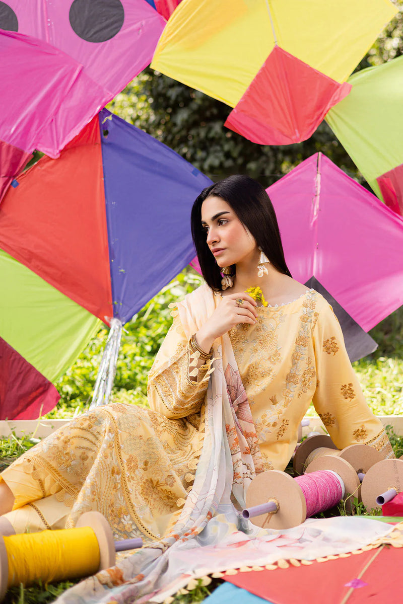 RIWAYAT LAWN DRESS BY RAMSHA-KV12 Y-1207