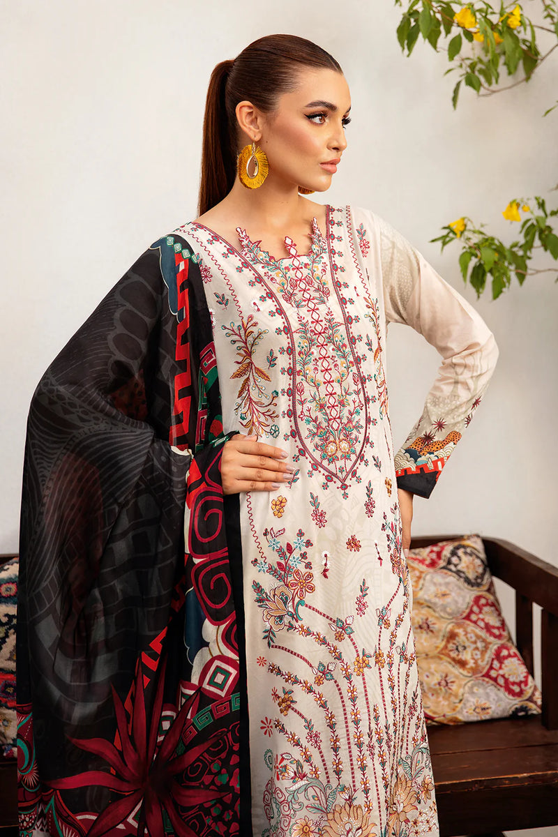 MASHAAL LAWN DRESS BY RAMSHA-KV12-Y-1208