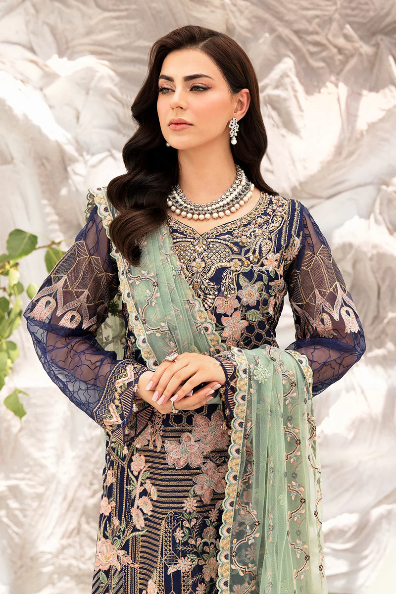MINHAL ORGANZA DRESS BY RAMSHA KV9-M-902
