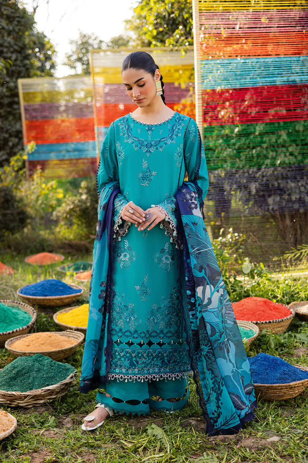 RIWAYAT LAWN DRESS BY RAMSHA-KV12 Y-1201