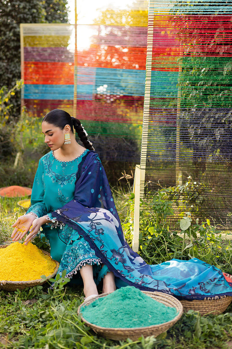RIWAYAT LAWN DRESS BY RAMSHA-KV12 Y-1201