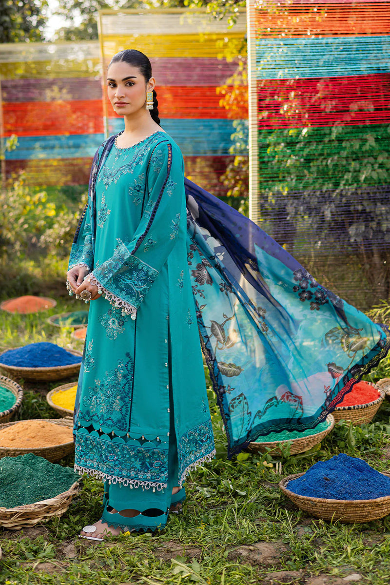 RIWAYAT LAWN DRESS BY RAMSHA-KV12 Y-1201