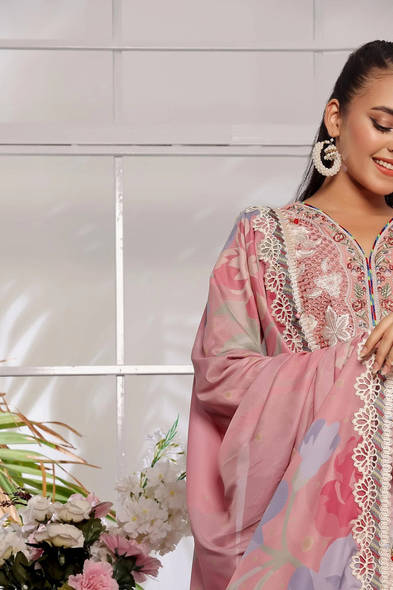 EMBROIDERED LAWN BY JAZMIN KV24- DESIGN-04