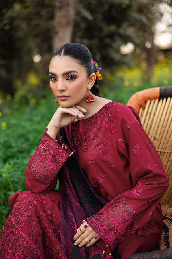 RIWAYAT LAWN DRESS BY RAMSHA-KV12 Y-1204