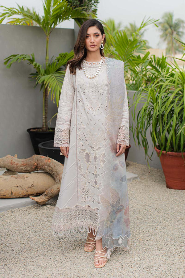 BEAUTIFUL CHIKAN KARI LAWN BY QALAMKAR KV24-AURELIA