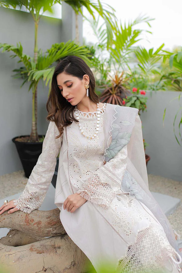 BEAUTIFUL CHIKAN KARI LAWN BY QALAMKAR KV24-AURELIA