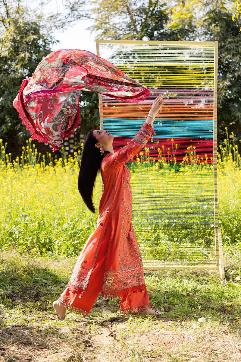 RIWAYAT LAWN DRESS BY RAMSHA-KV12 Y-1205