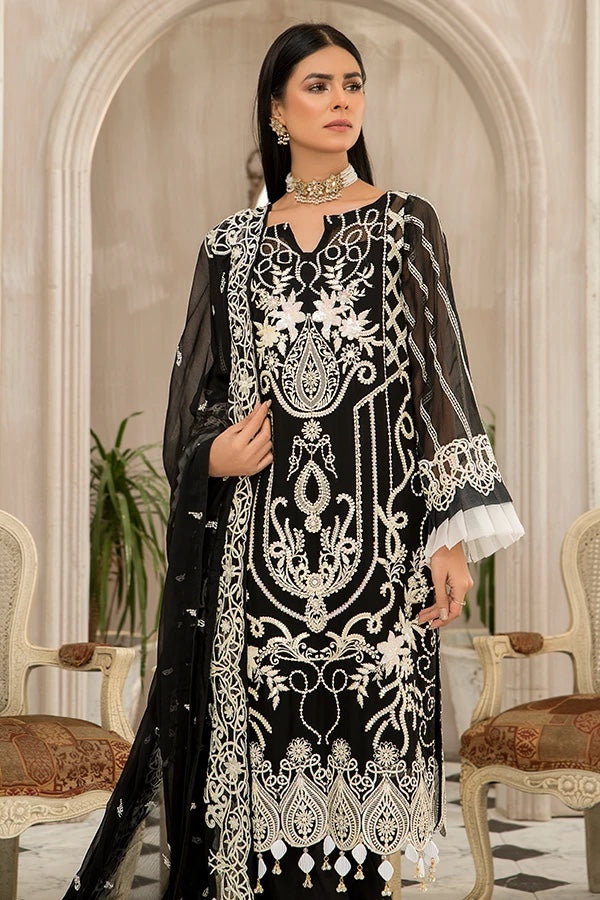 Maryams Embroided Chiffon & Organza Collection (Luxury)