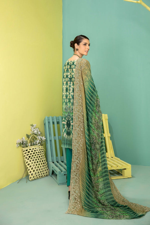 NEW AFNAN EMBROIDERED LAWN KJH-396