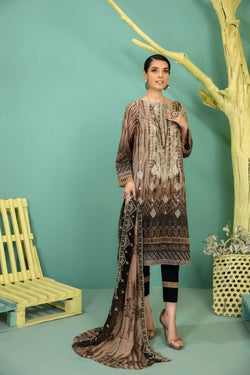 NEW AFNAN EMBROIDERED LAWN KJH-399