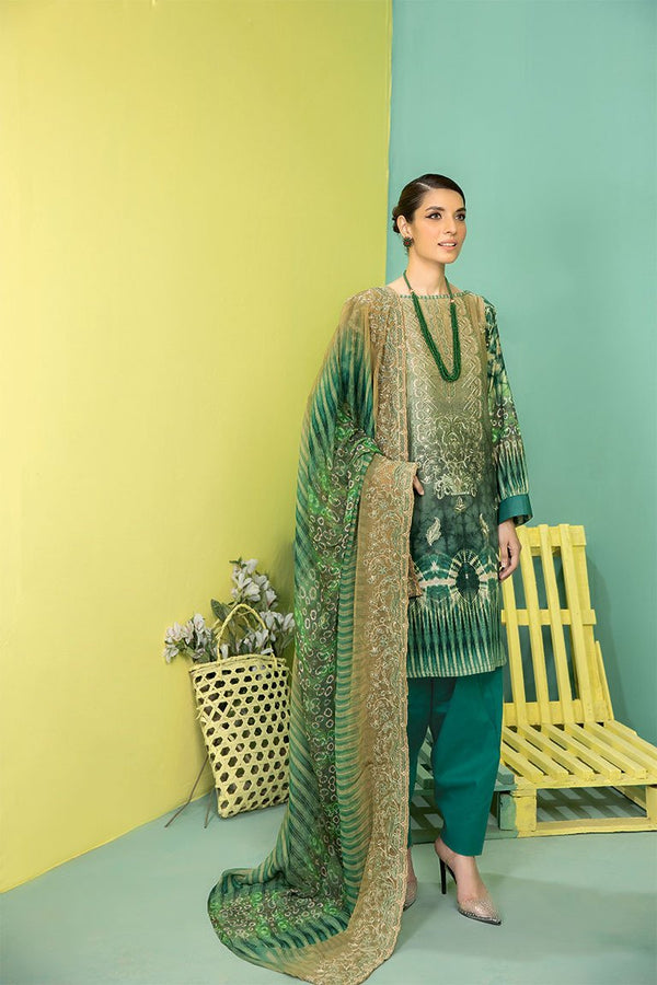 NEW AFNAN EMBROIDERED LAWN KJH-396